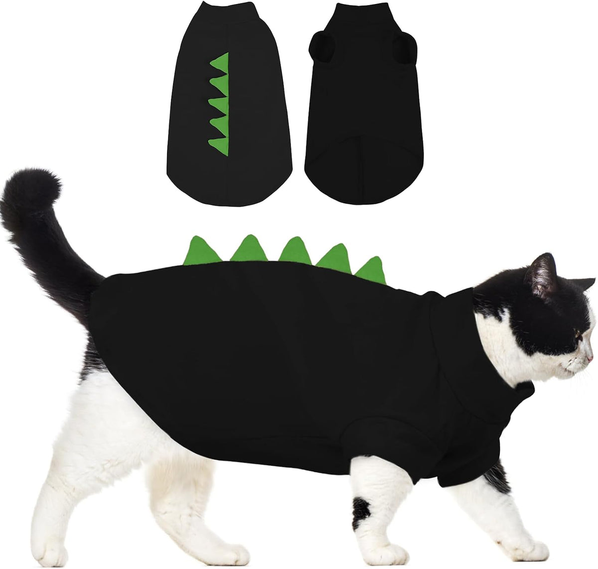 Sphynx Cat Shirt - Soft Cotton Dinosaur Design for Hairless Cats