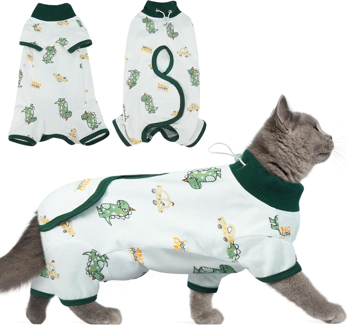 Cat Surgery Recovery Suit - Soft Onesie for After Spay or Neuter