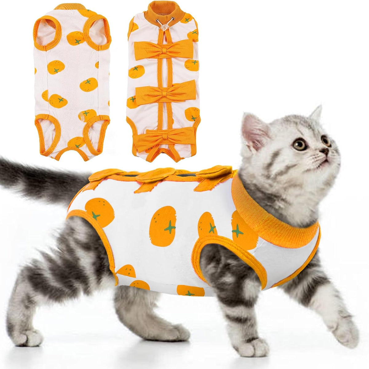 Cat Surgery Recovery Suit - Soft Onesie for After Spay or Neuter
