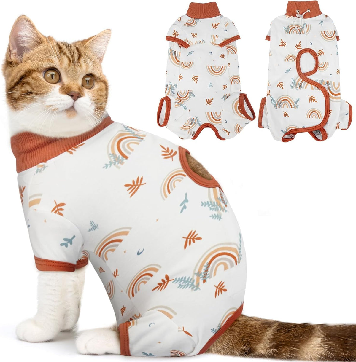 Cat Surgery Recovery Suit - Soft Onesie for After Spay or Neuter